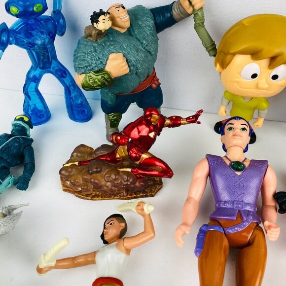 Kids Pretend Play Toy Characters Figure Lot Marvel DC Super Hero Girls Big ++ - Picture 4 of 8